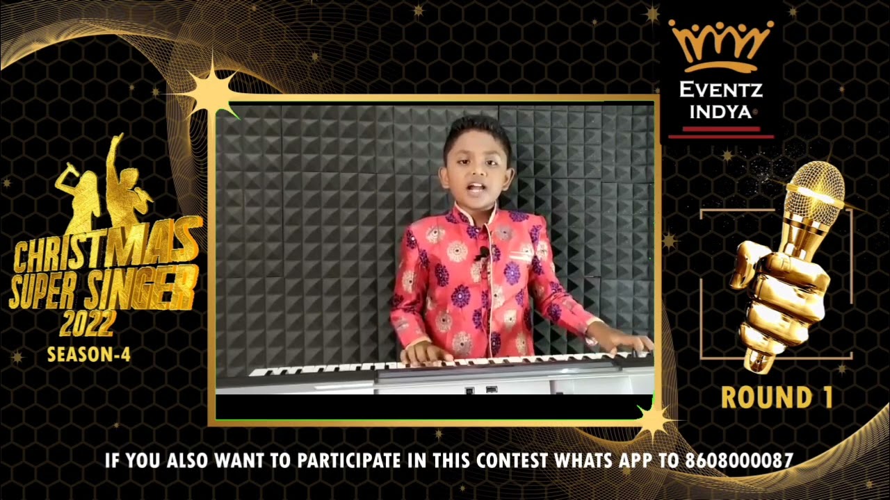 Emil joshua.C | CSS K2501 | Pollachi | #eventzindya #christmas #css2022 #gospel #supersinger