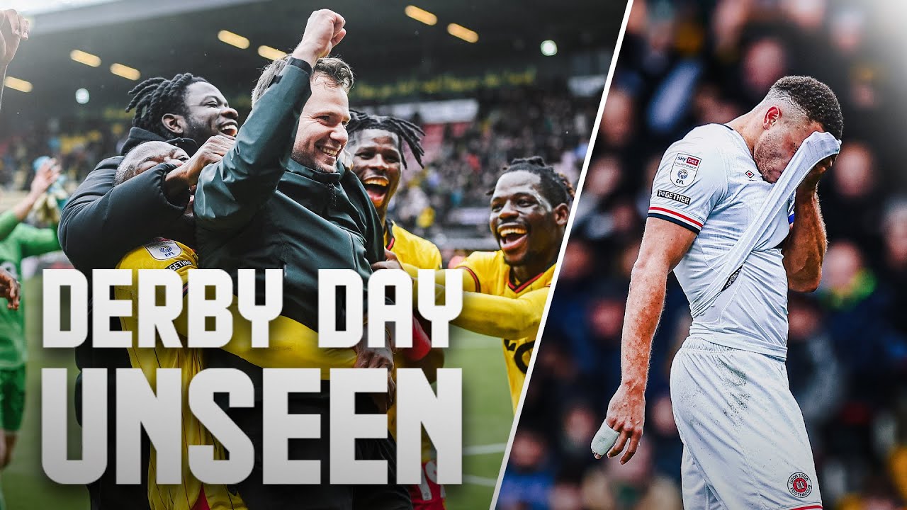 DRESSING ROOM ACCESS ON DERBY DAY 👀 | Watford 2-0 Luton Town | Unseen