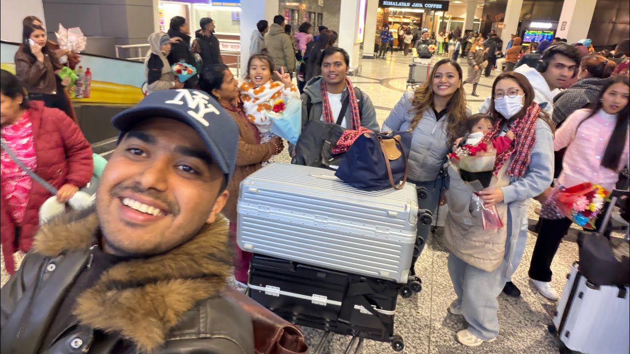 Finally Together in Nepal ||  स्वागत छ नेपालमा – दाइ, भाउजू र छोरीहरुलाई ❤️ ❤️ 