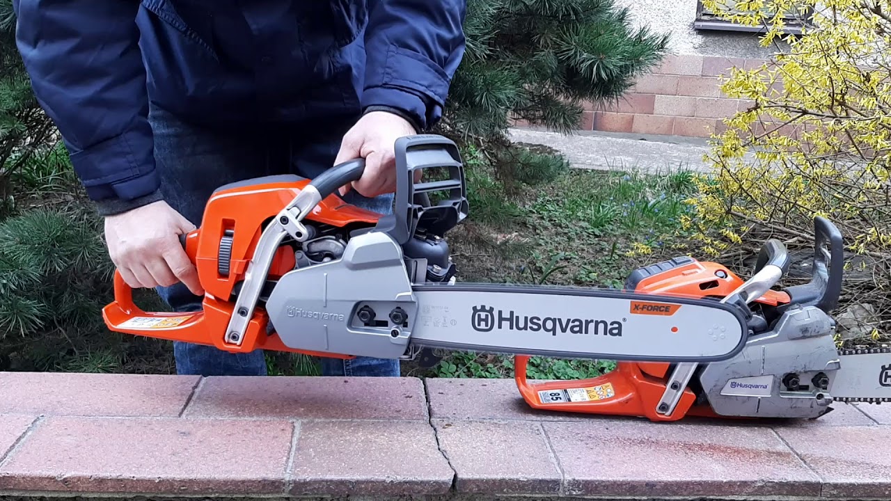 Husqvarna 550XP VS Husqvarna 550XP MARK II FIRSTSTART!!!