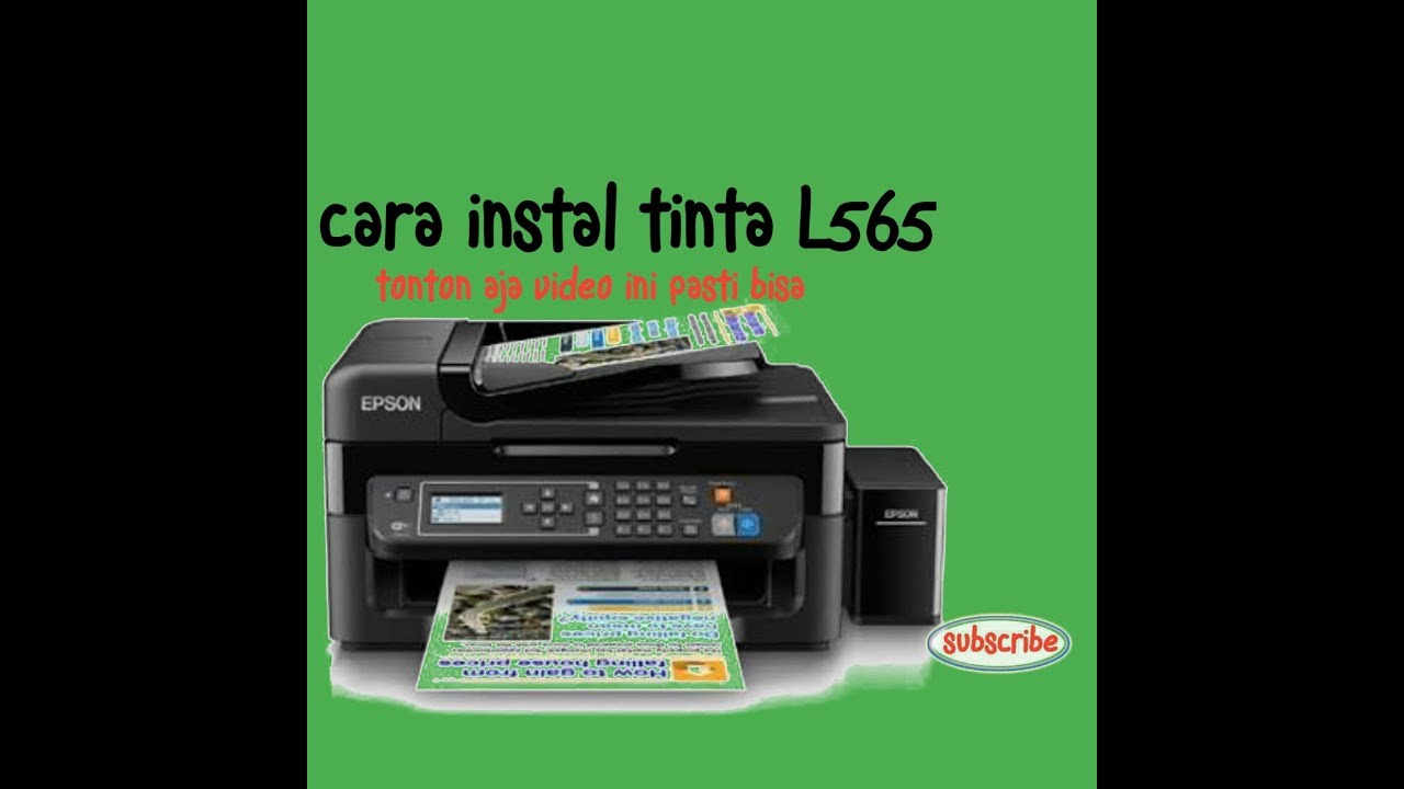 Cara instal tinta printer epson L565