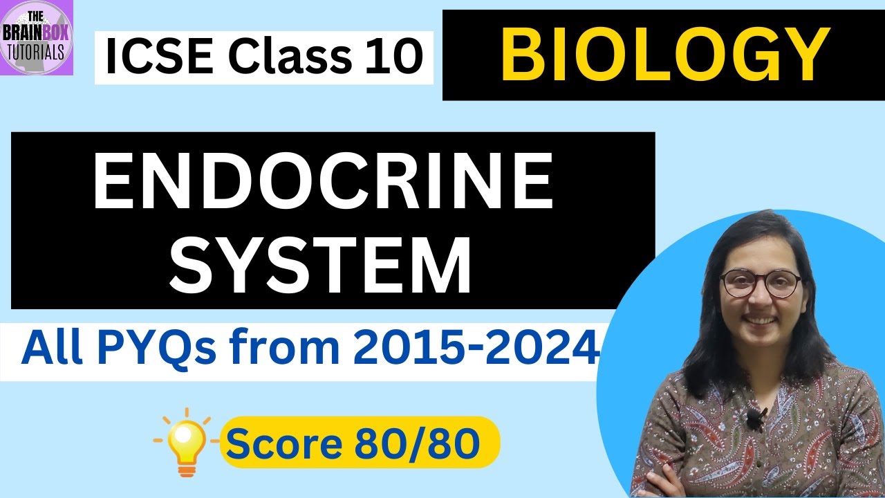 ICSE Class 10 Biology Endocrine System PYQs + Solution