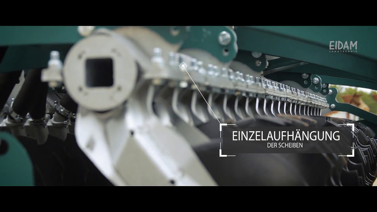 Innomadie Güllekurzscheibenegge 5,50m mit Hilfsfahrwerk