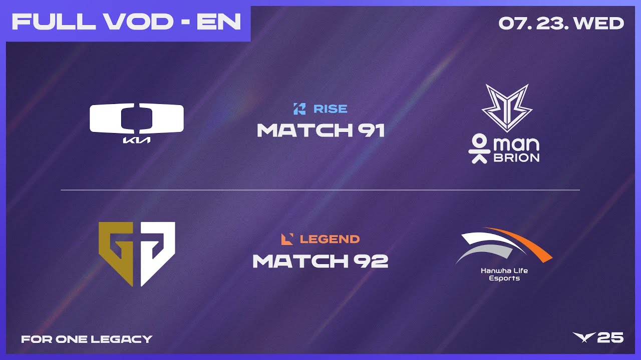 DK vs BRO - GEN vs HLE | 2025 LCK