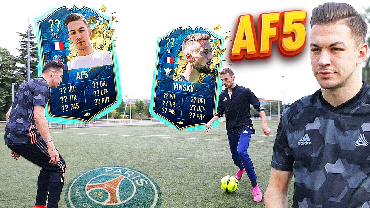J'AFFRONTE AF5 DU PSG ! QUI A LA MEILLEURE CARTE FUT ? (adidas GMR)