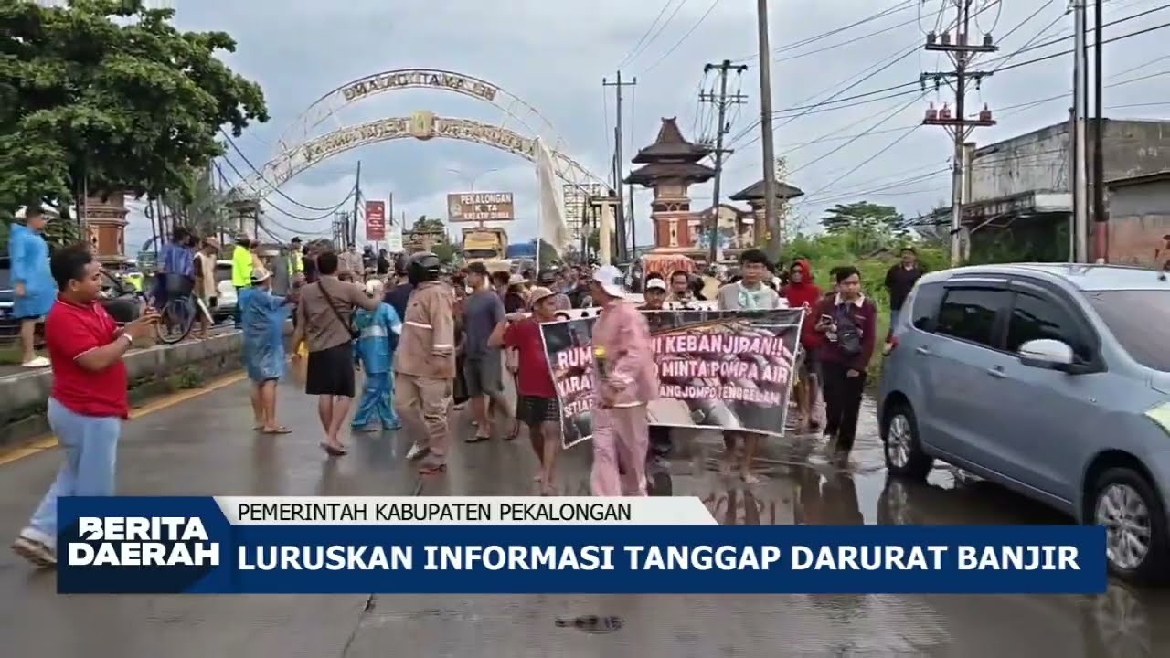 PEMKAB PEKALONGAN LURUSKAN INFORMASI TERKAIT TANGGAP DARURAT BANJIR