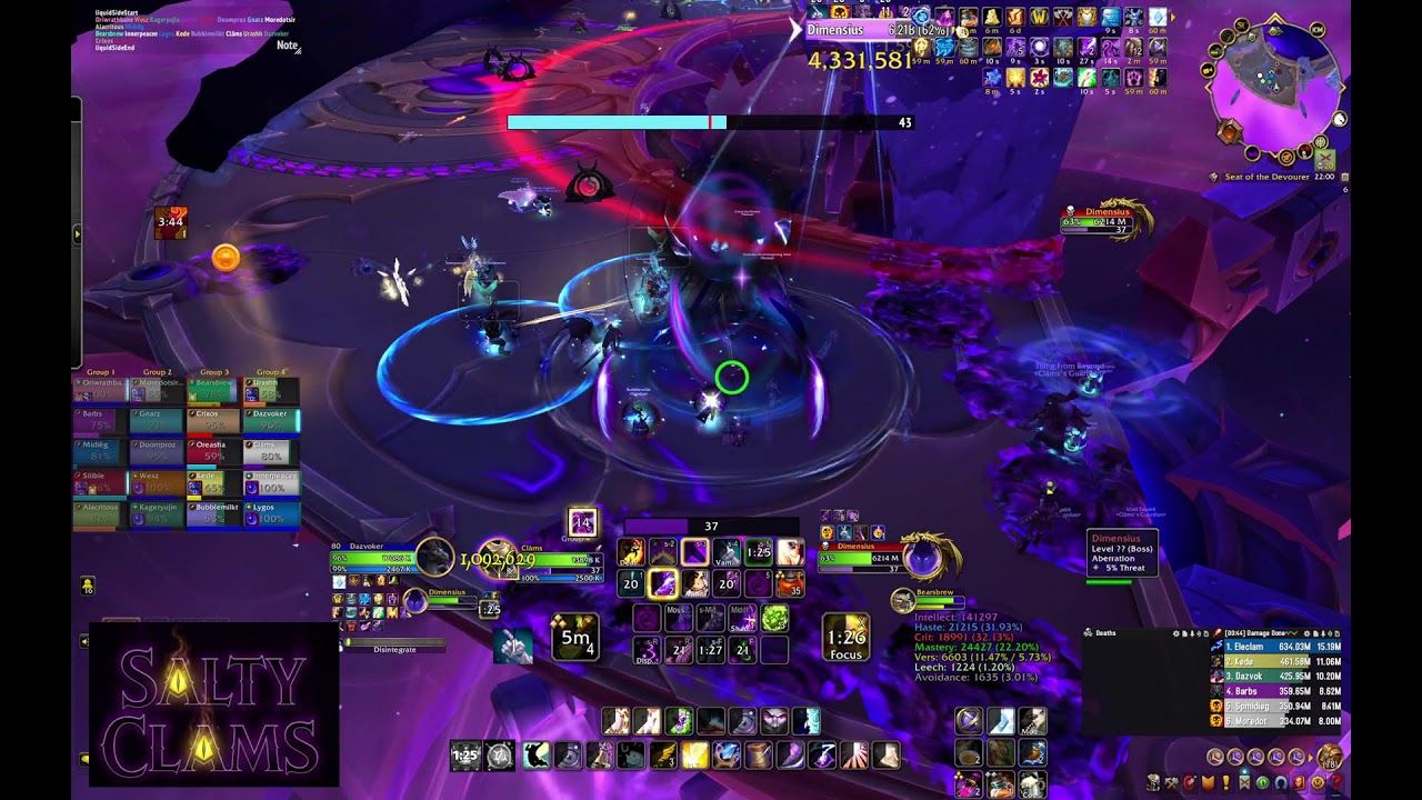 Mythic Dimensius prog! P3 tonight?!?! | Shadow Priest PoV | Vantus | Frostmourne