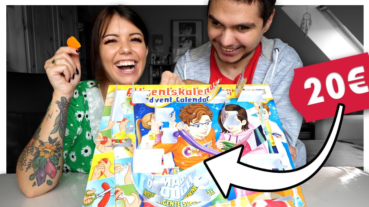 Mein Bruder und ich testen einen Knete Adventskalender!