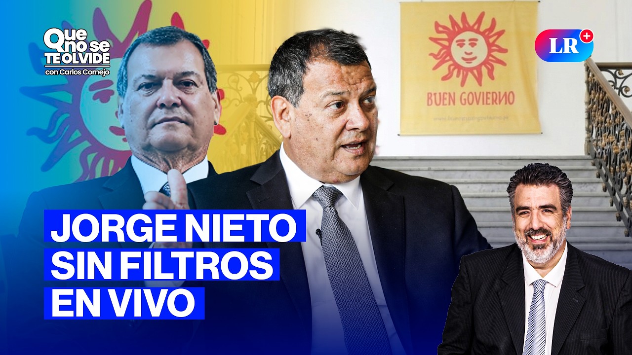 JORGE NIETO EN VIVO Y EL MINSA EN CRISIS | QUE NO SE TE OLVIDE CON CARLOS CORNEJO