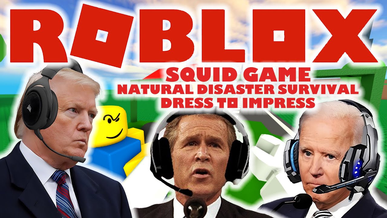 US Presidents Play Roblox (Squid Game, NDS, DTI Supercut)