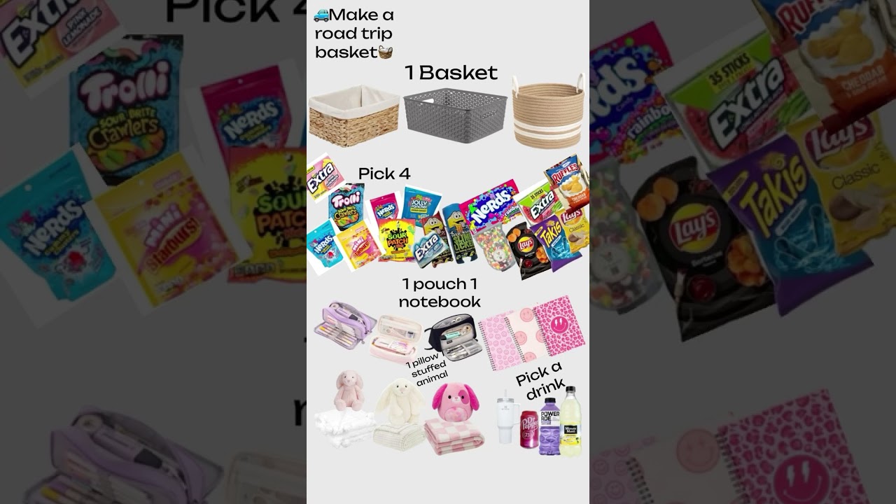 Make a road trip basket! 