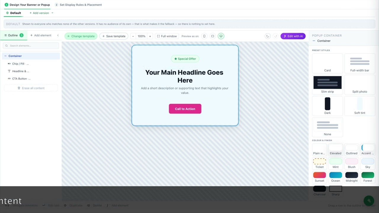 Personyze + Shopify: Install & Launch Your First Targeted Popup