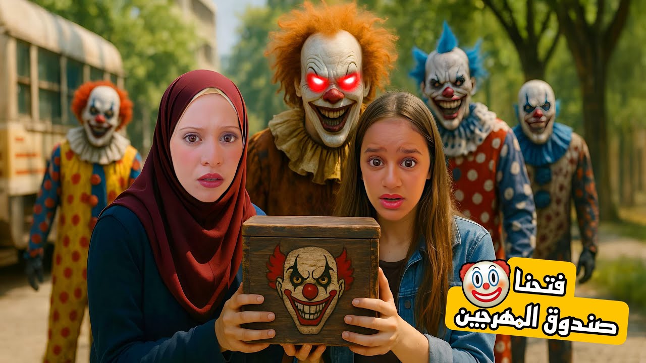 تعرضنا انا وجنى للهجوم من المهرجين المرعبين وميدو حاول مساعدتنا باللحظات الاخيرة…!!ما توقعنا 