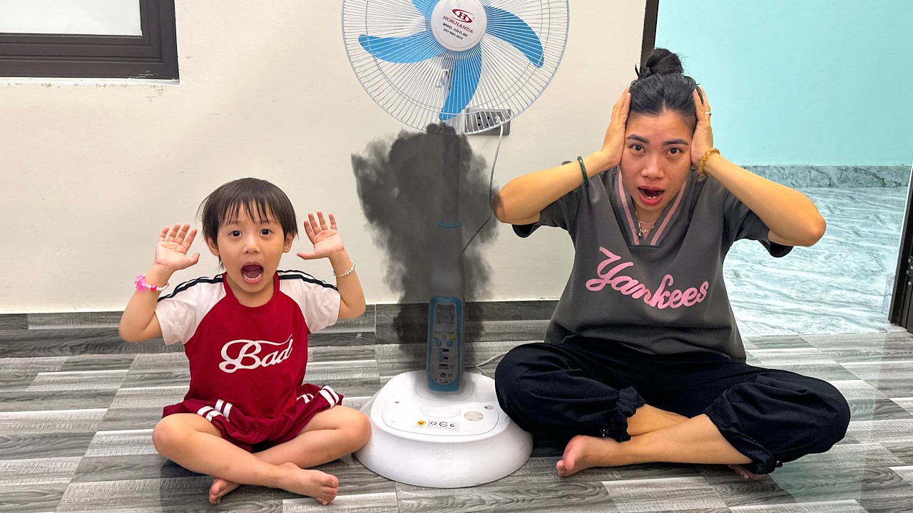 Mom and Diem Panic as Fan Sparks a Scary Electric Moment