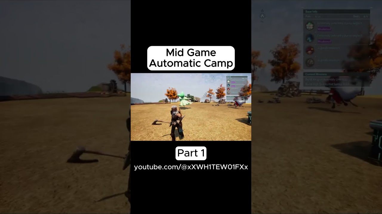 Mid Game Auto Farm Camp Pt. 1 (Palworld gameplay) 