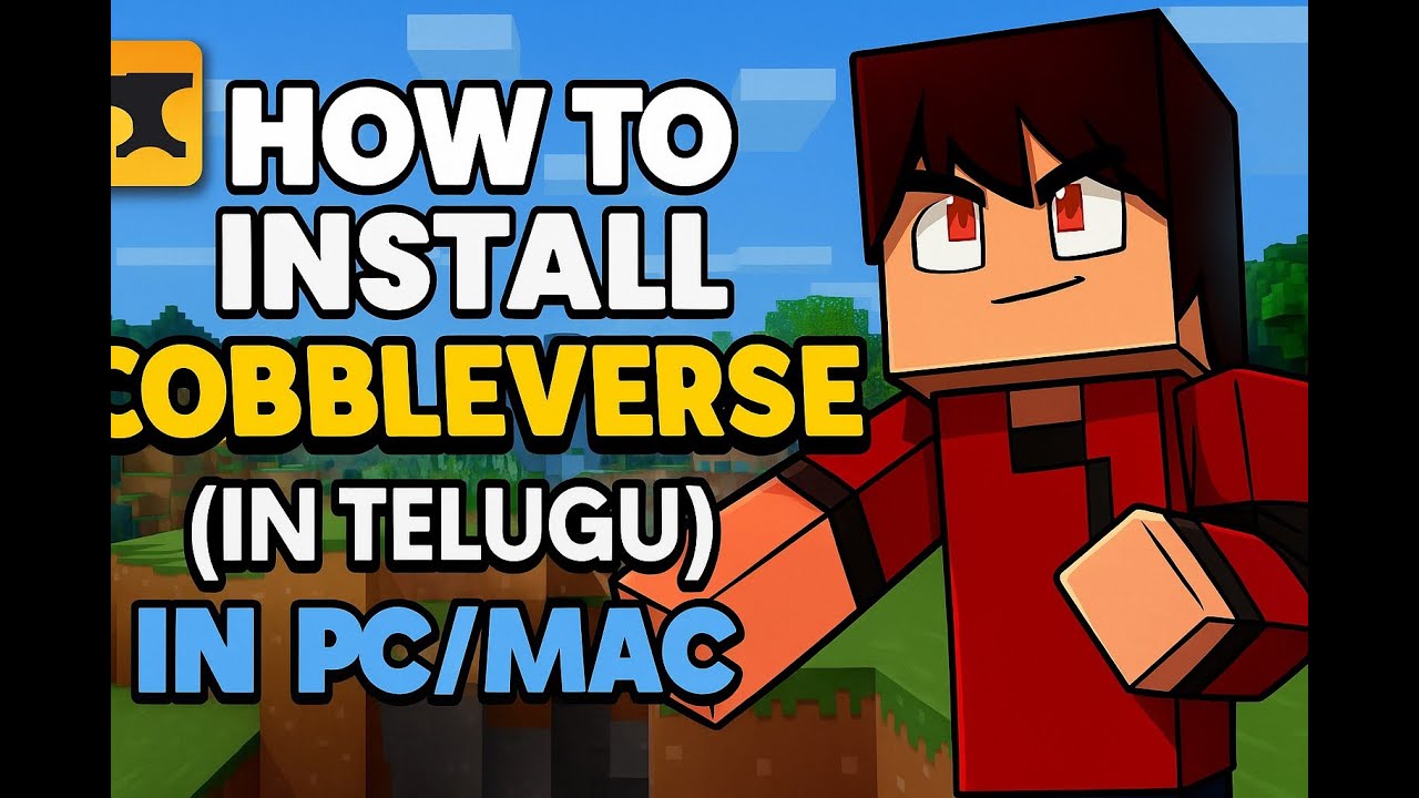 How to Install Cobbleverse in PC/Mac |CompleteTelugu Guide|MinecraftCobbleverseTutorial lMR NIKHILTG