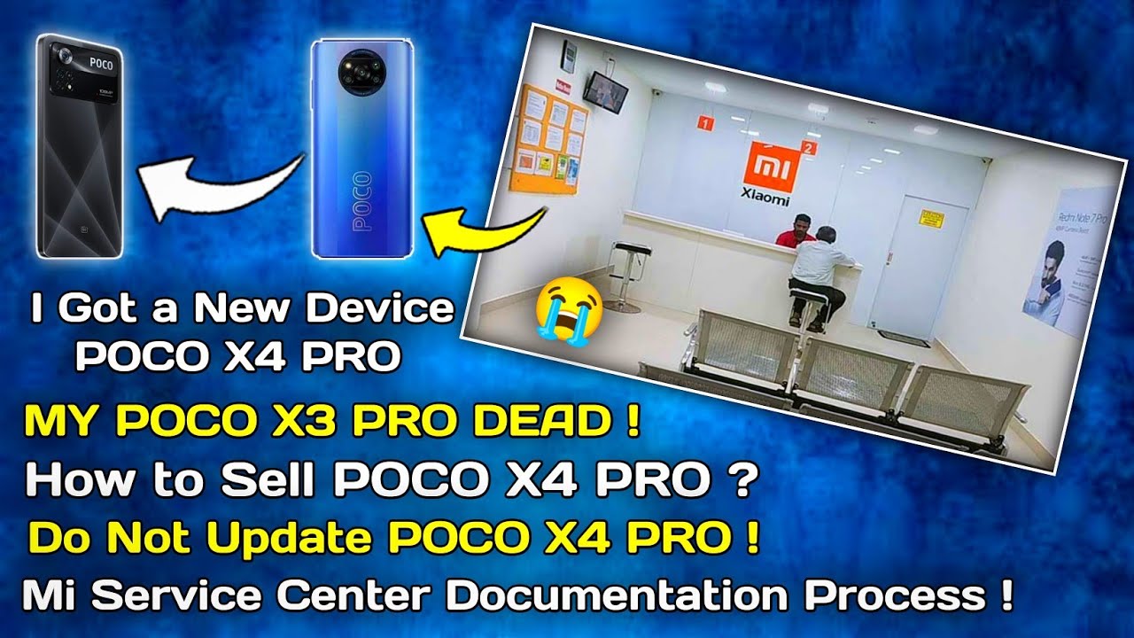 POCO X4 PRO 5G  Replaced with POCO X3 PRO From Mi Service Center, POCO X4 PRO 5g Unboxing!
