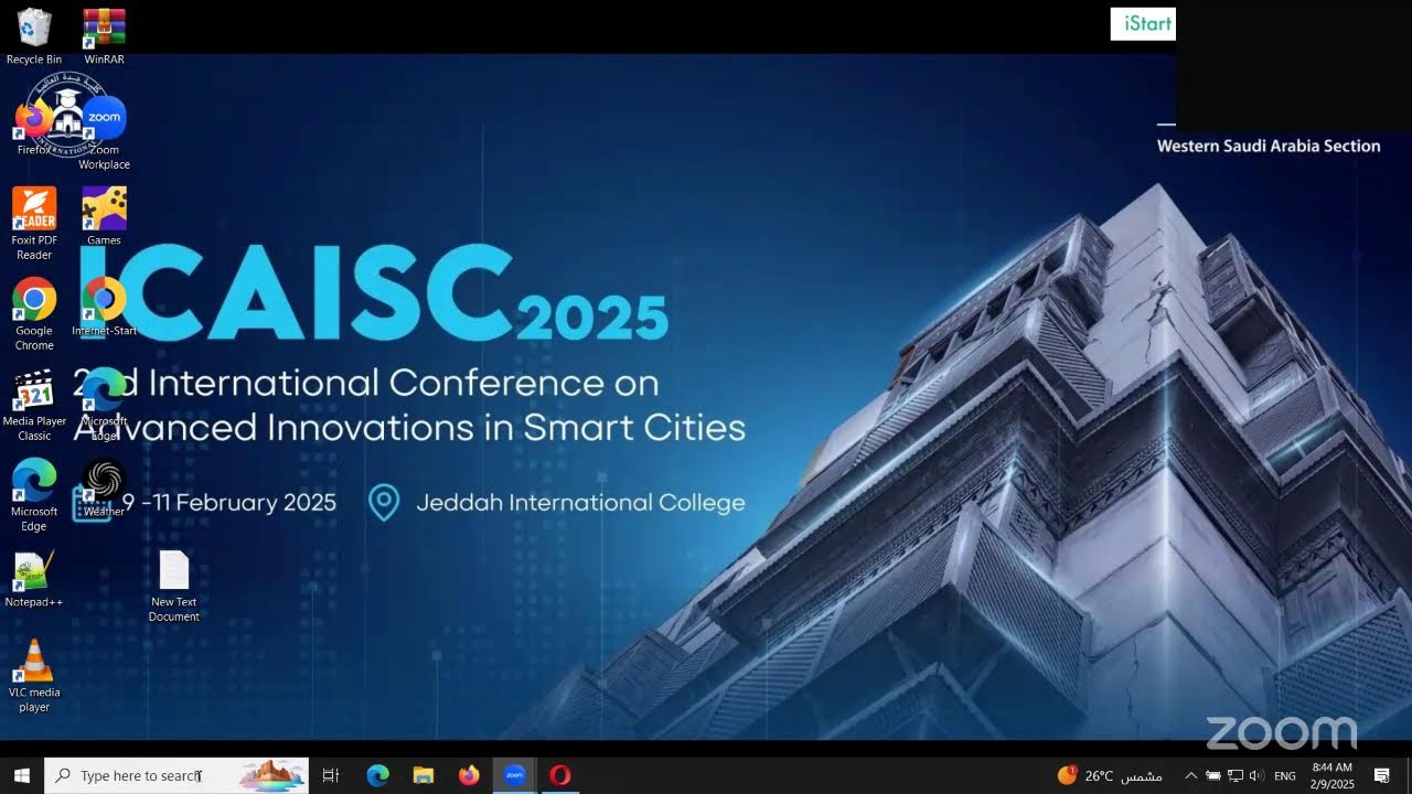 Session 213-The second International Conference on Advanced Innovations in Smart Cities 2025