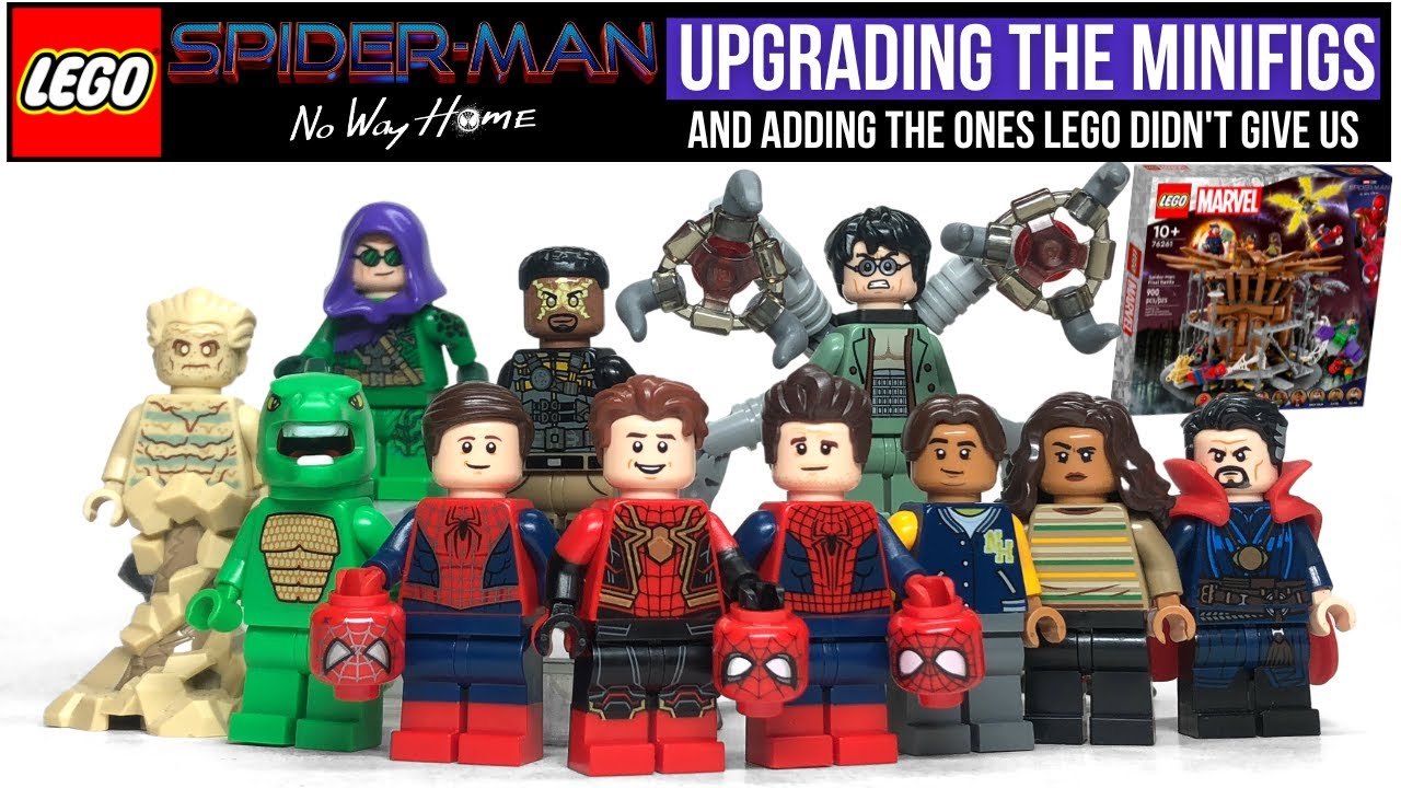 UPGRADING the LEGO Spider-Man: No Way Home Final Battle Minifigs + Adding Ones We SHOULD'VE GOTTEN!
