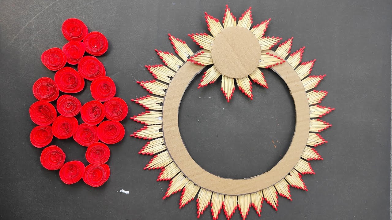 Amazing Matchsticks Wall Hanging/Best Out Of Waste/DIY Wall Hanging/Home Decoration ||