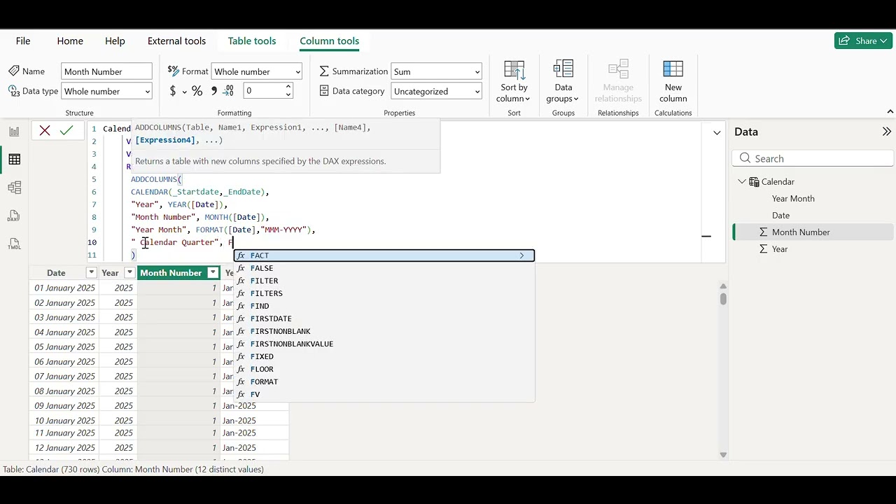 Stop Using Manual Fiscal Calendars!Create Dynamic Fiscal Year & Quarter in Minutes