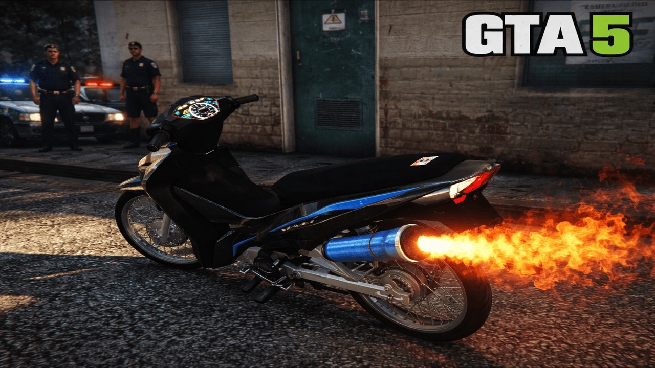 GTA 5 SAIU FOGO DA HONDA WAVE #gtarp #gta #gta6 #gtav #games