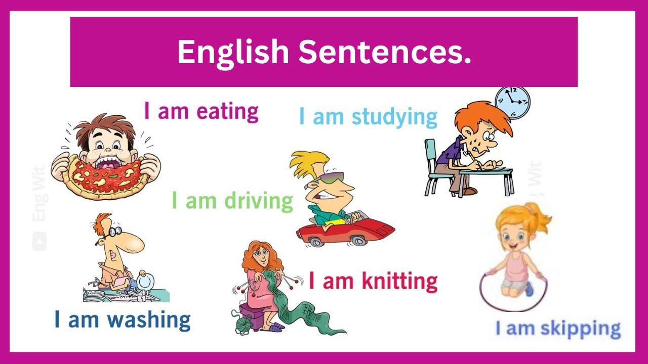 Action Verbs For Beginner Daily English | English Sentences