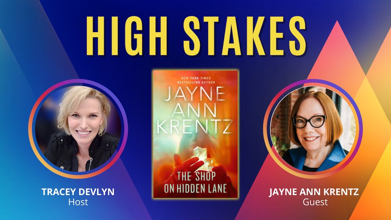 Jayne Ann Krentz on THE SHOP ON HIDDEN LANE & A Dog Named Bruce