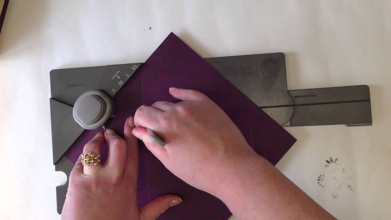 How to use the Gift Box Punch Board from Stampin' Up! UK
