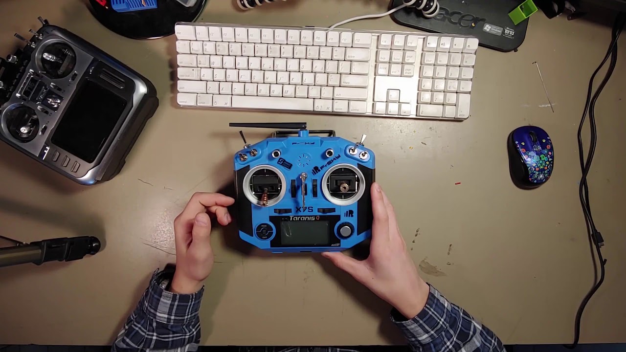 How to set up an RC transmitter to fly an FPV sim.