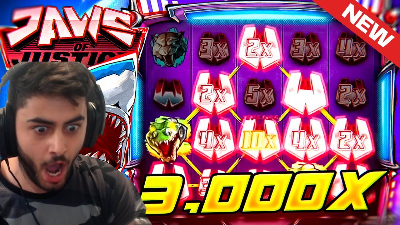 YASSUO SMASHES HIS JAWS OF JUSTICE SLOT WIN RECORD!