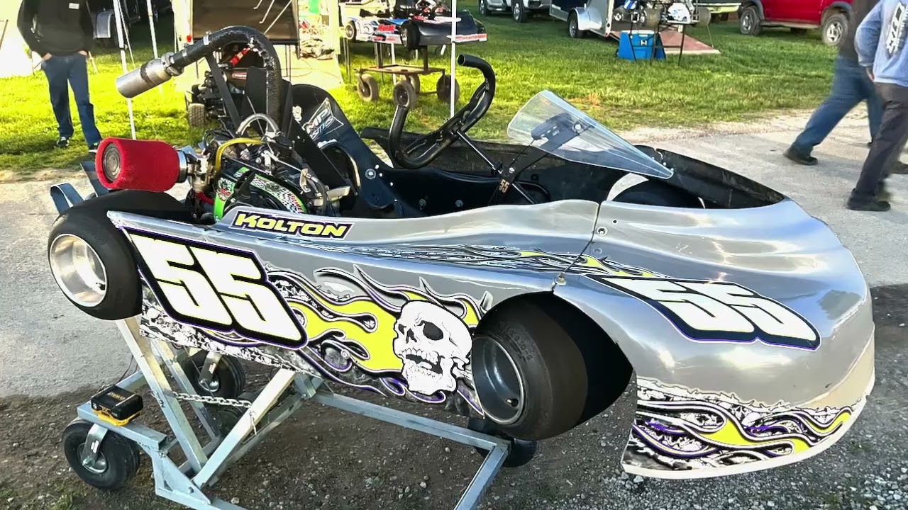 Winged Outlaw kart racing from one of the best kart tracks in the country. Wheelersburg Raceway