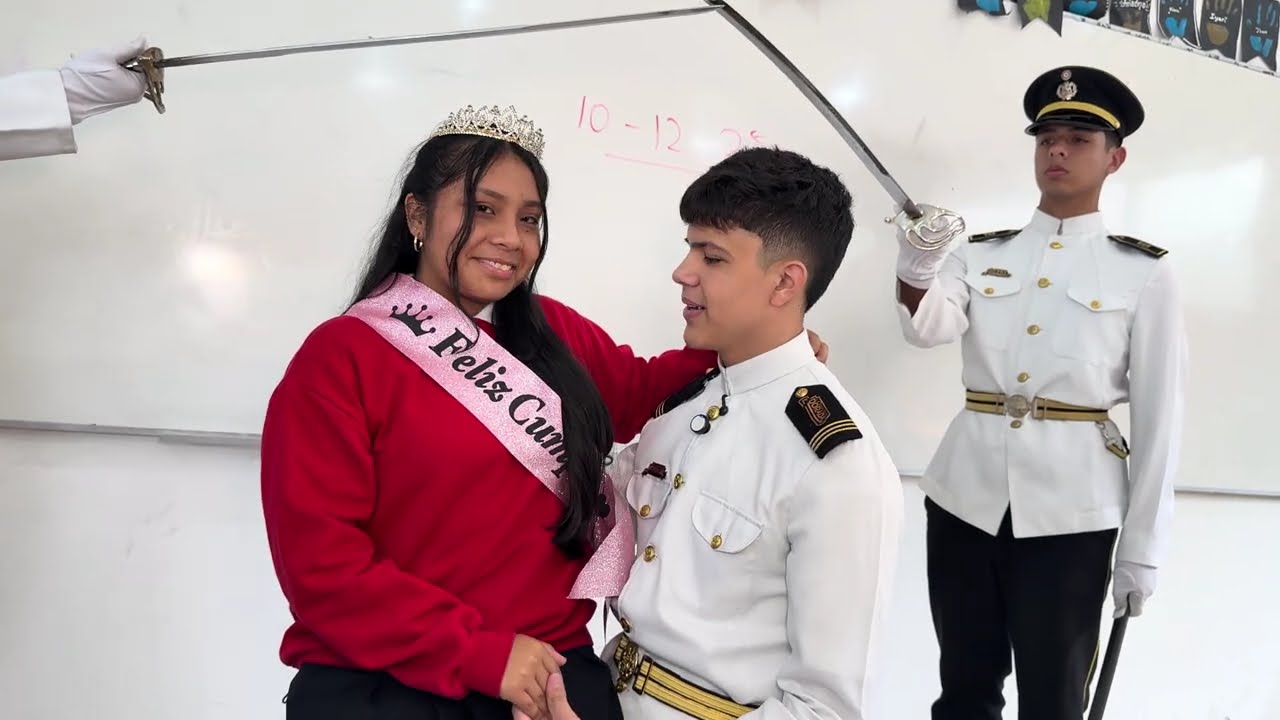 Sorpresa para camila en su colegio Joseph y Mery High School de jesus maría