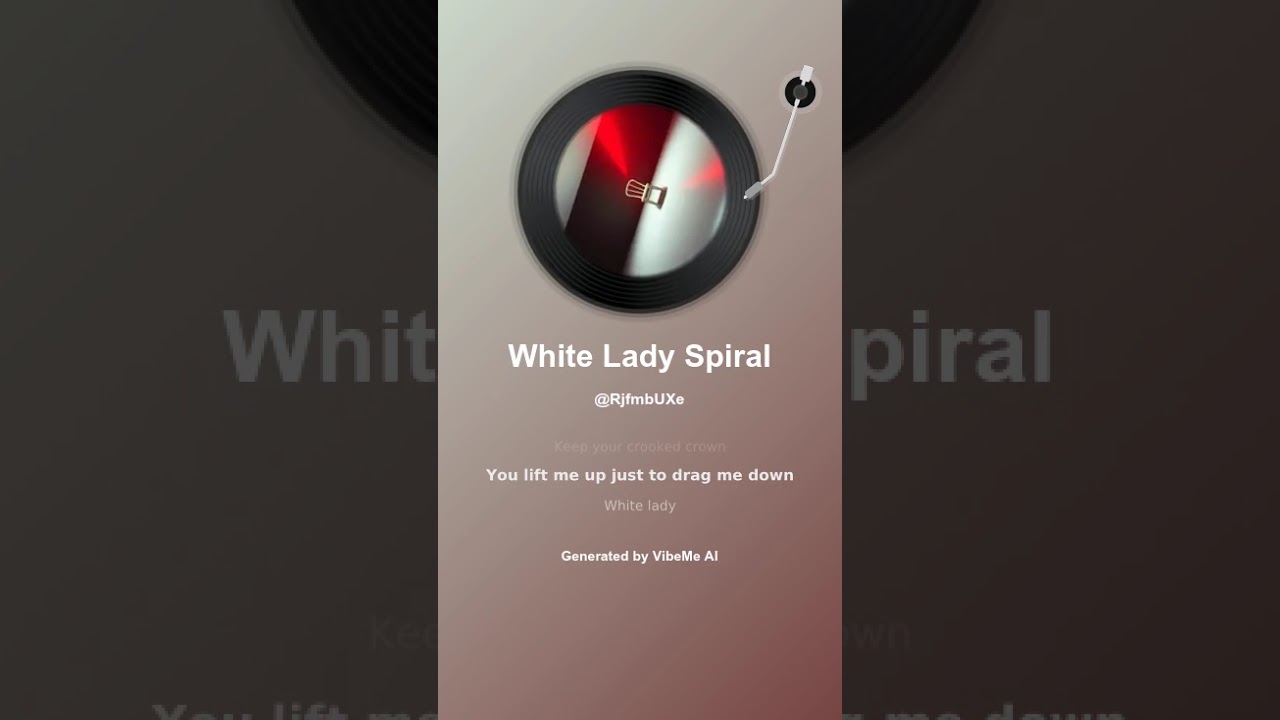 White Lady Spiral ( AI generated music with lyrics)