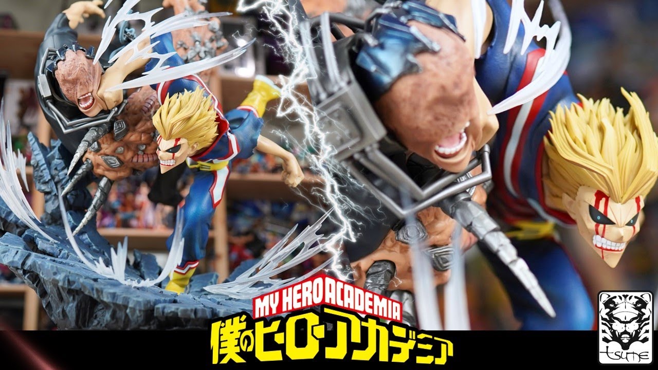 TSUME 歐爾麥特 我的英雄學院 GK 雕像 開箱 ! MY HERO ACADEMIA United States of Smash !  All Might & All For One
