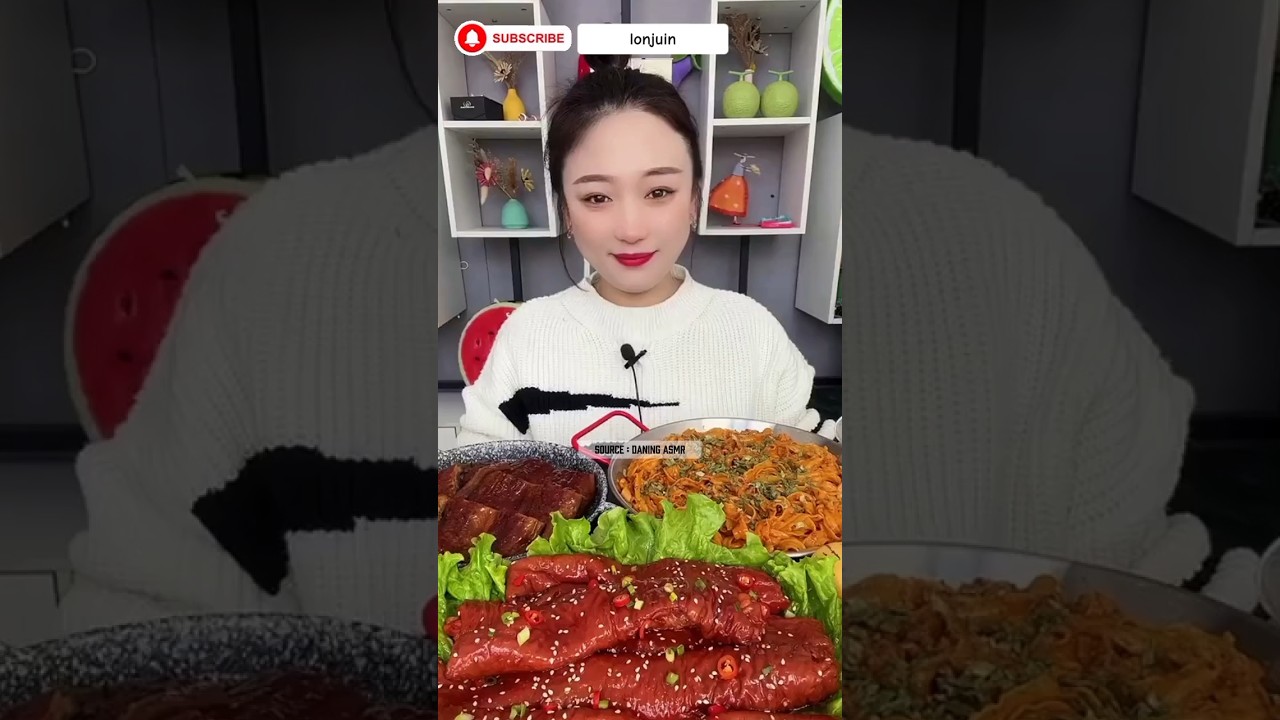 ASMR Мукбанг: поедание вкусной, аппетитной и острой еды #2632