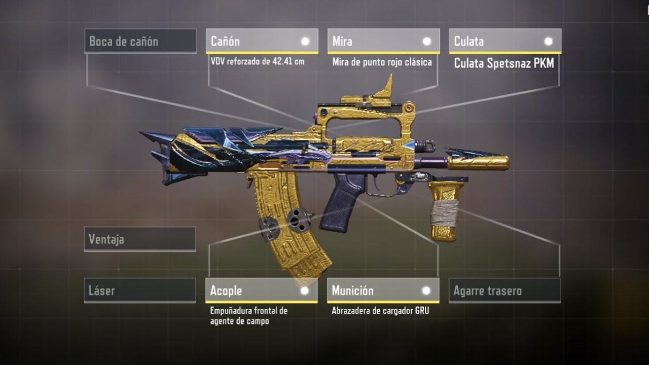 JUGANDO UNA PARTIDA CON Groza Razored Scales CAMUFLAJE DORADO 