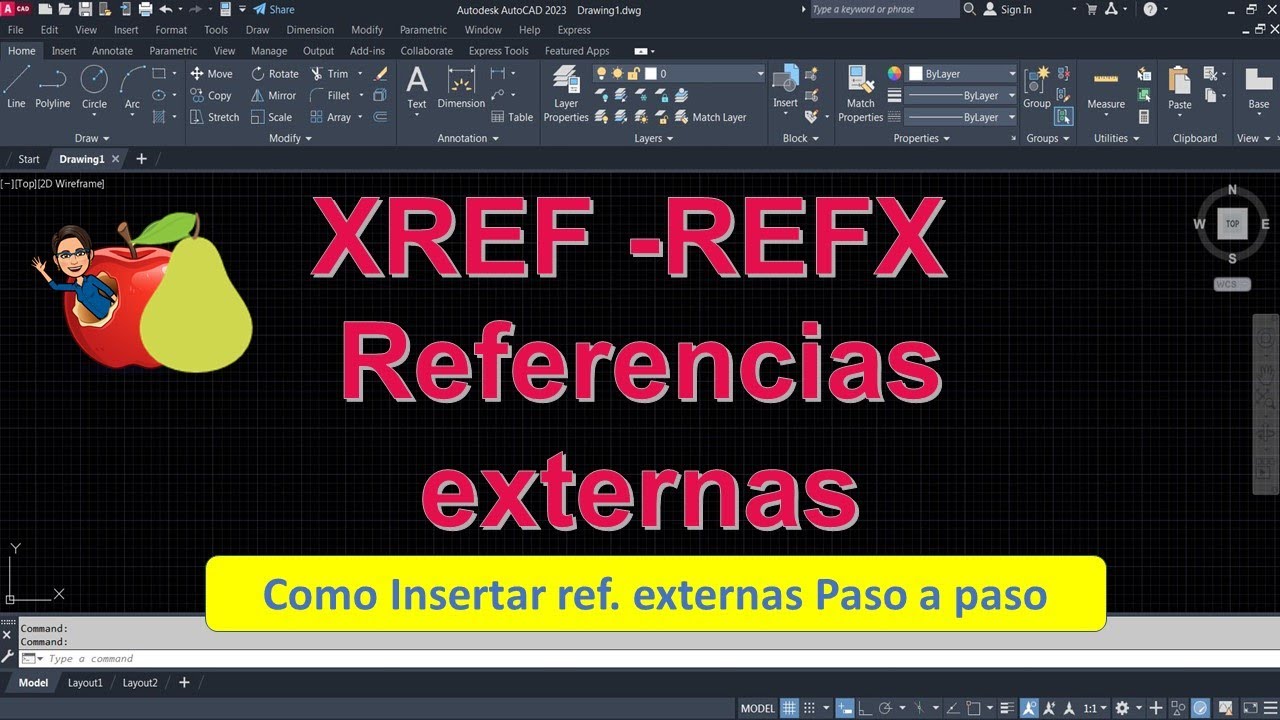 📎 📐 REFERENCIAS EXTERNAS  XREF / REFX 📂