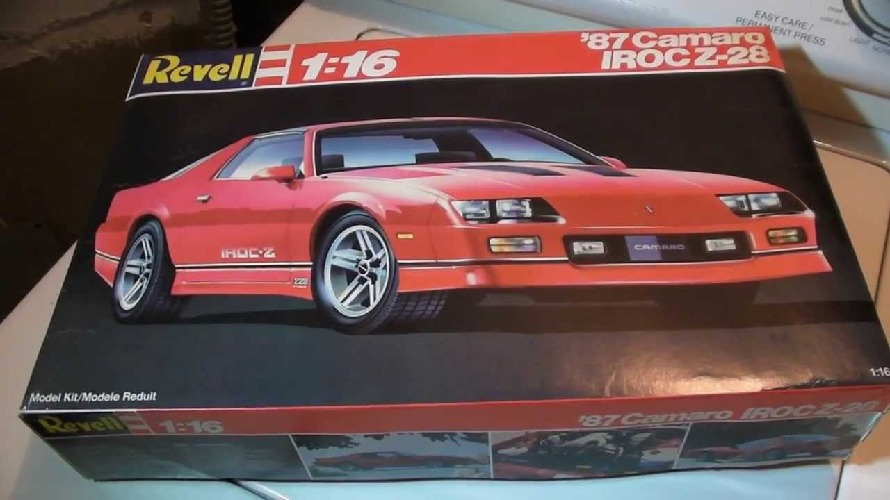 Revell 1/16 scale '87 IROC-Z in-box Review