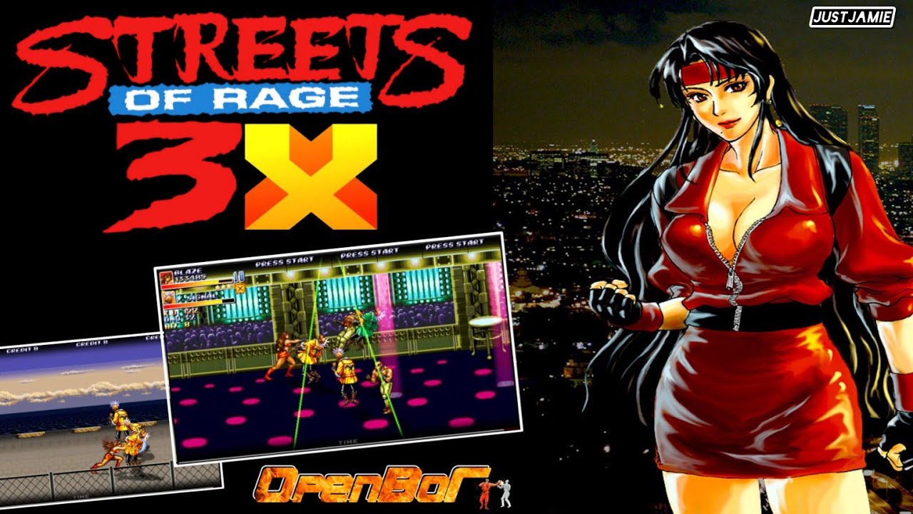 Streets of Rage 3X - OpenBOR Pure Gold! #streetsofrage #openbor #fangames
