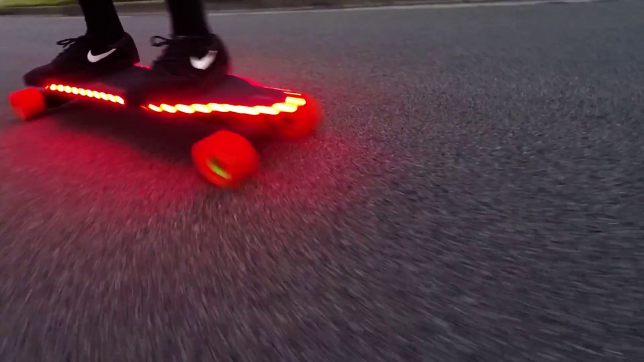 Boosted Board with Lights Reveal