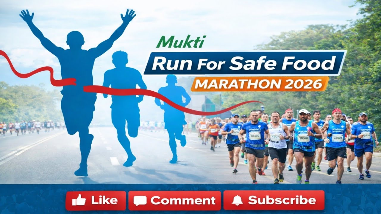 Mukti Run For Safe Food 2026 Marathon| 10km Run | Kolkata Marathon| Eco Park Marathon| Run for Own 