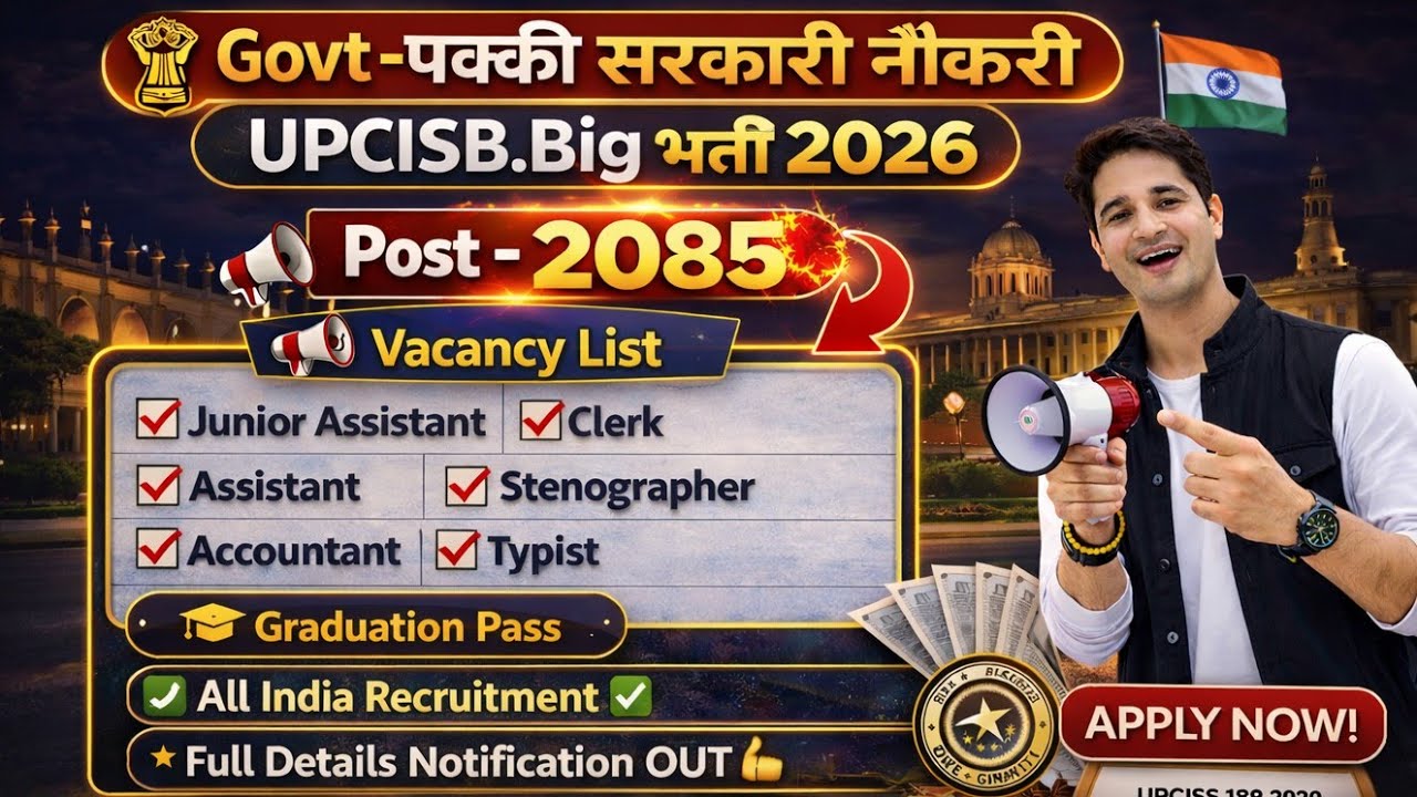 💪 UP Cooperative Bank vacancy 2026 | UPCISB Recruitment 2026 | Uttar Pradesh Cooperative Bank
