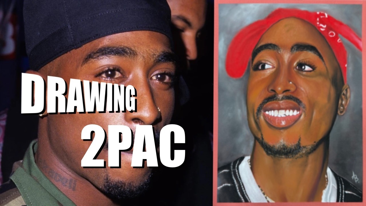 Resurrecting 2PAC with Art | DrewDrawz