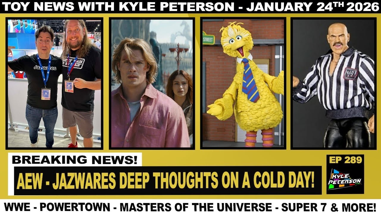 The AEW Jazwares Answer? Toy News For The Week Of January 19 2026!