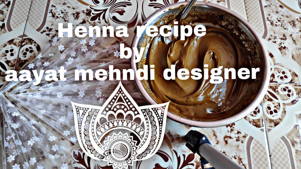 How to make henna paste, henna paste recipe for dark color,mehndi resipe