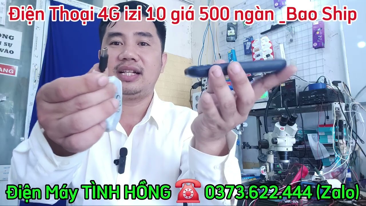 Điện thoại 4G izi 10 đẹp _ nhỏ _ nhẹ _ tiện lợi _pin trâu _Ship toàn quốc