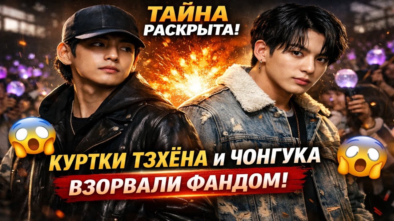 Тайная деталь раскрыта: Куртки Тэхёна и Чонгука взорвали мировой фандом