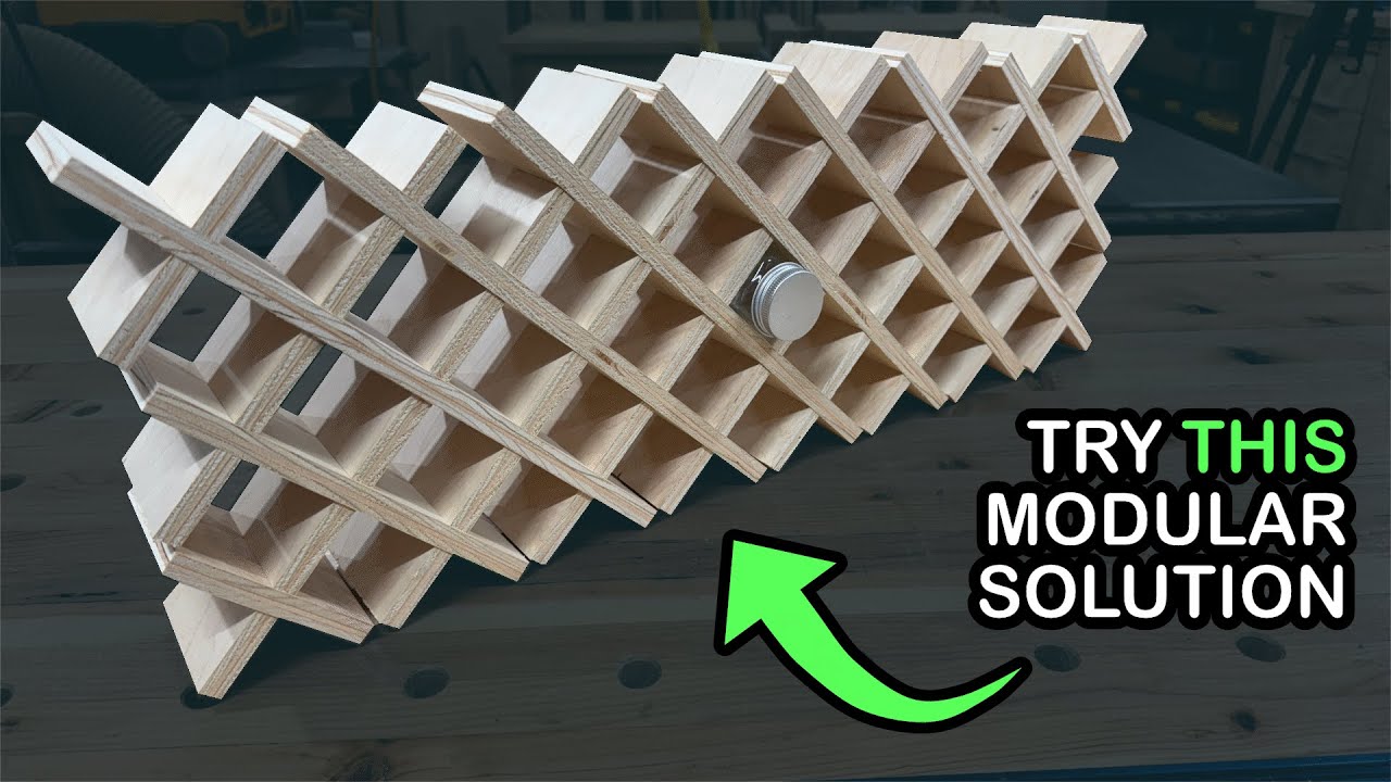 Easy Modular Spice Rack from Plywood – Customize Anytime