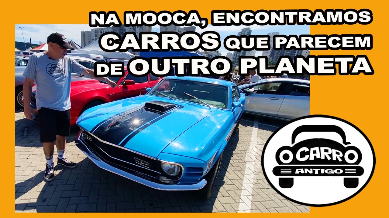 FOMOS NO ENCONTRO MENSAL DE CARROS ANTIGOS NA MOOCA, ENCONTRAMOS CARROS QUE PARECEM DE OUTRO PLANETA